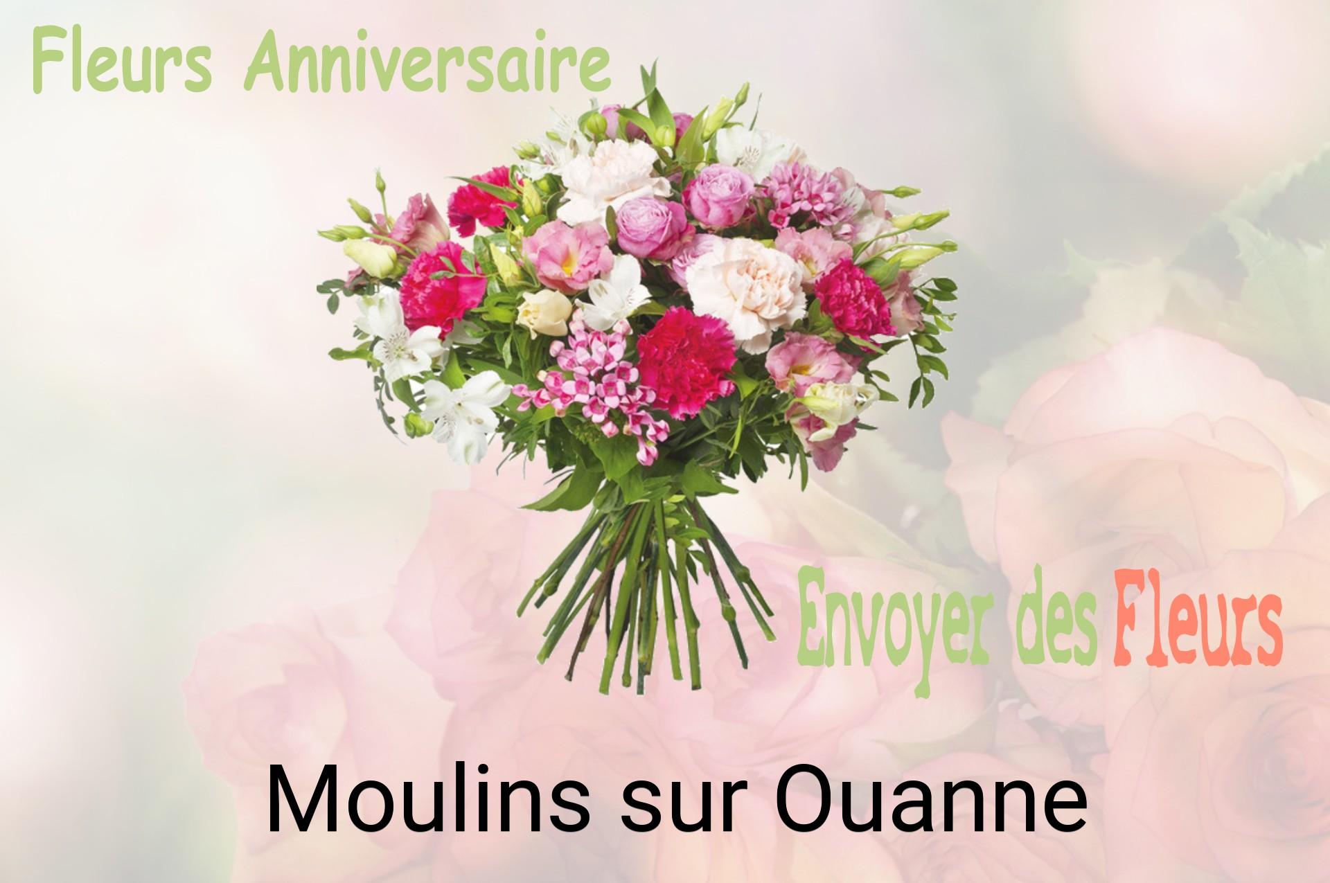 Bouquet de fleurs d’anniversaire livré à Moulins-sur-Ouanne